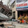 Prédios desmoronados em Taiwan - Foto: Reprodução