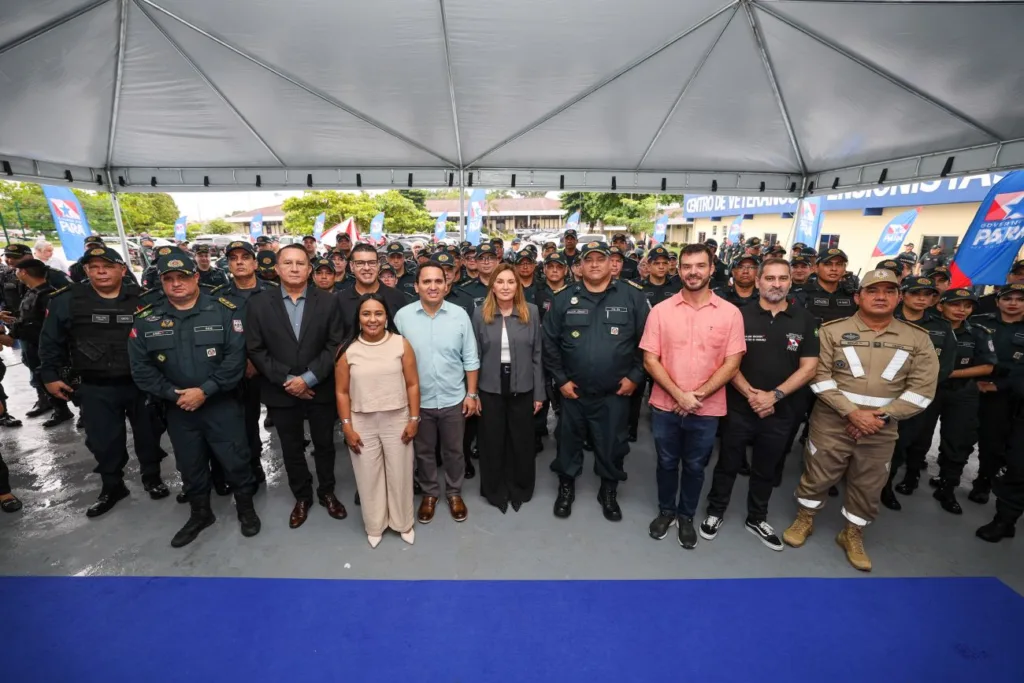 A governadora em exercício Hana Ghassan entregou, nesta segunda-feira (13), o Batalhão de Comando e Serviços da Polícia Militar