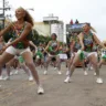 Bloco levou os apreciadores do Axé “raiz” para curtir nas ruas de Belém, neste domingo FOTOS: CELSO RODRIGUES