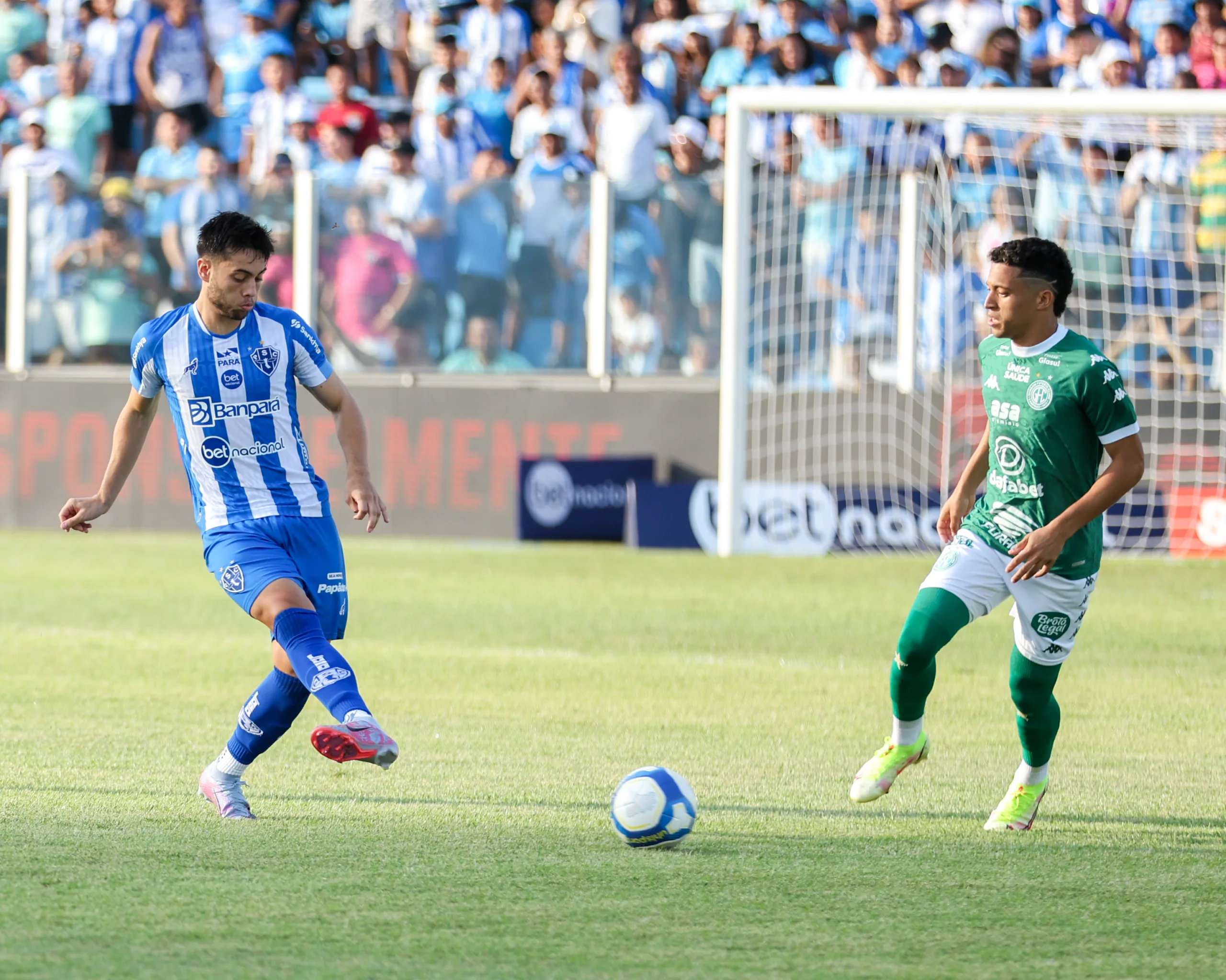 Marlon disputou a temporada 2024 emprestado ao Guarani e até enfrentou o Paysandu na Série B - Foto: Jorge Luis Totti/PSC