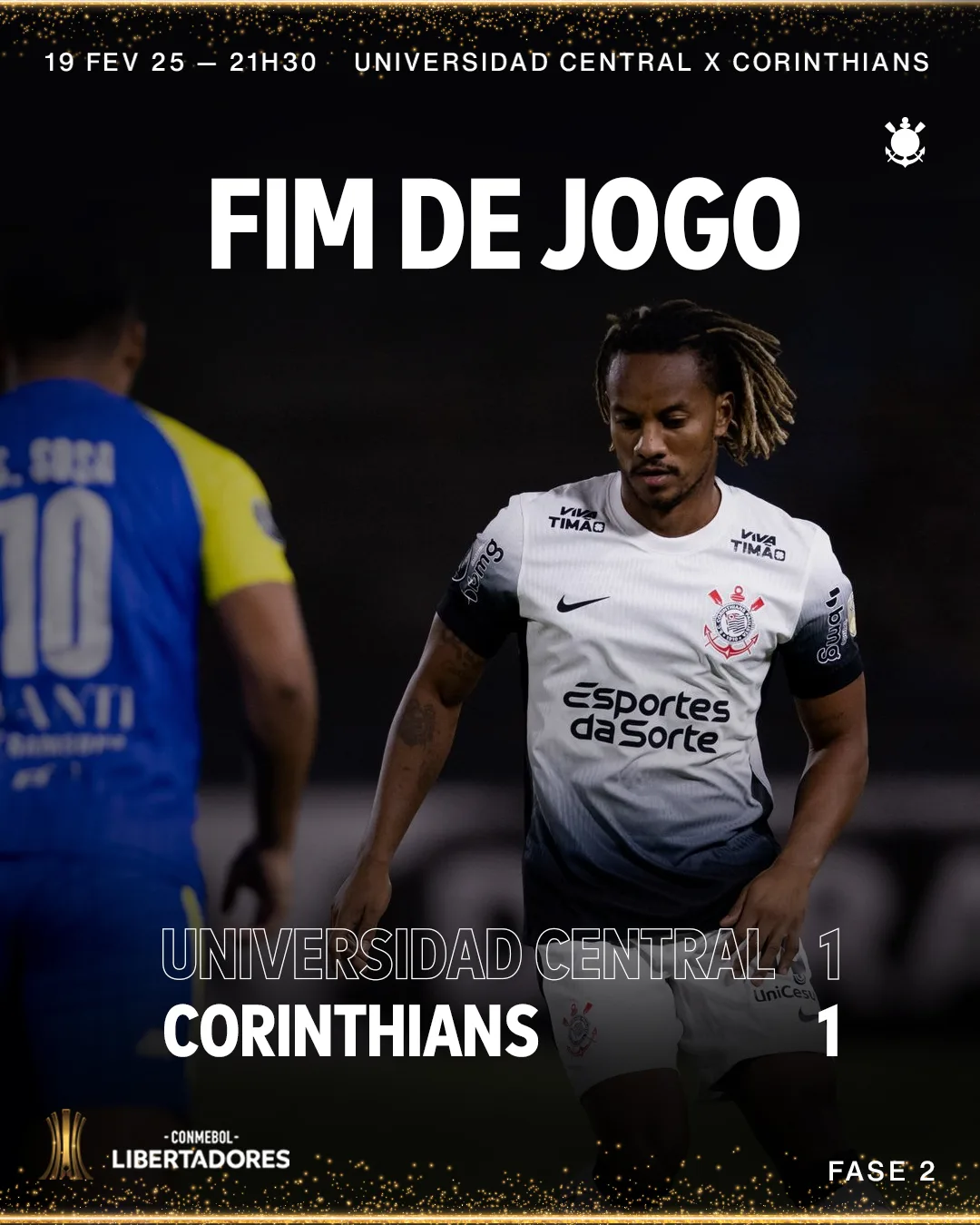 Corinthians empatou com o Universidad Central na Pré-Libertadores. Descubra mais sobre o jogo e o próximo confronto.