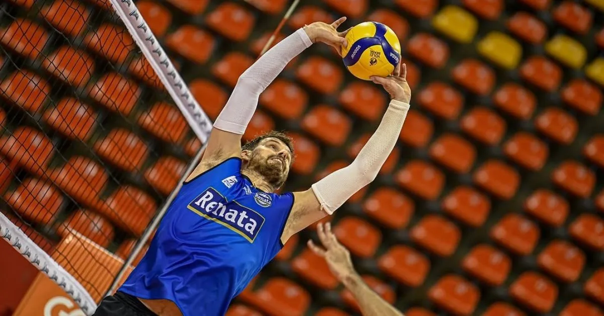 Bruninho é uma das estrelas do vôlei que vão jogar em Belém neste sábado - Foto: Pedro Teixeira/Vôlei Renata