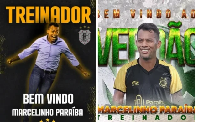 Marcelinho Paraíba se torna treinador de dois clubes em menos de 24 horas. Saiba mais sobre a nova posição do ex-jogador.