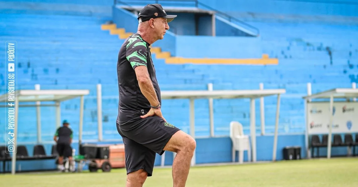 Time do técnico Márcio Fernandes está 100% no Parazão. Foto: Paysandu