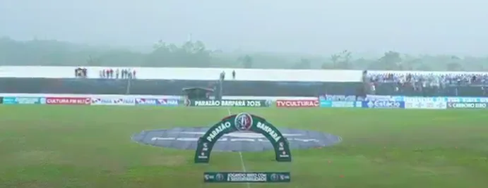 Acompanhe o jogo entre Bragantino e Paysandu, válido pelo Parazão 2025, e saiba as condições do gramado após a forte chuva em Bragança.