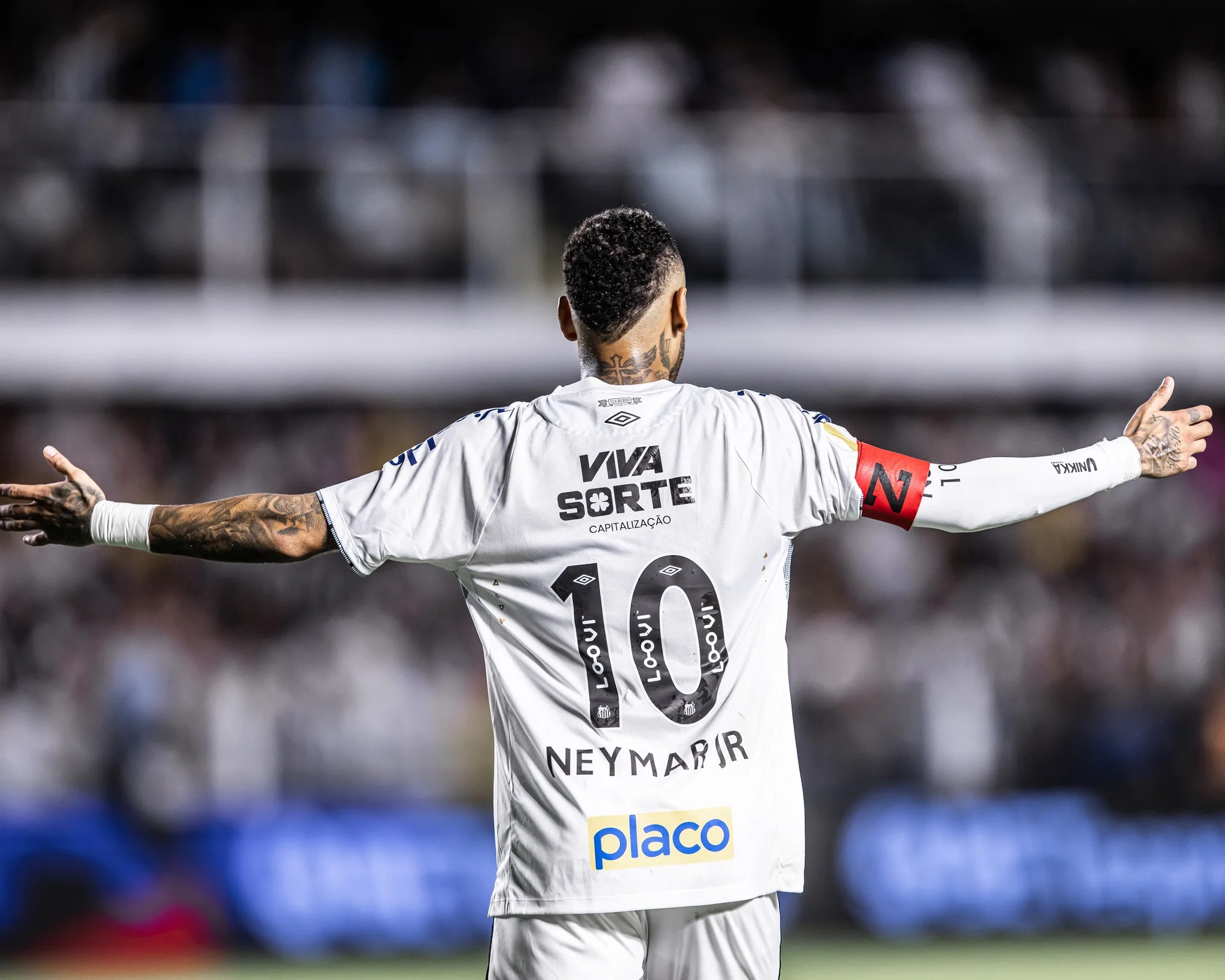 Neymar estará em ação. Raul Baretta / Santos FC