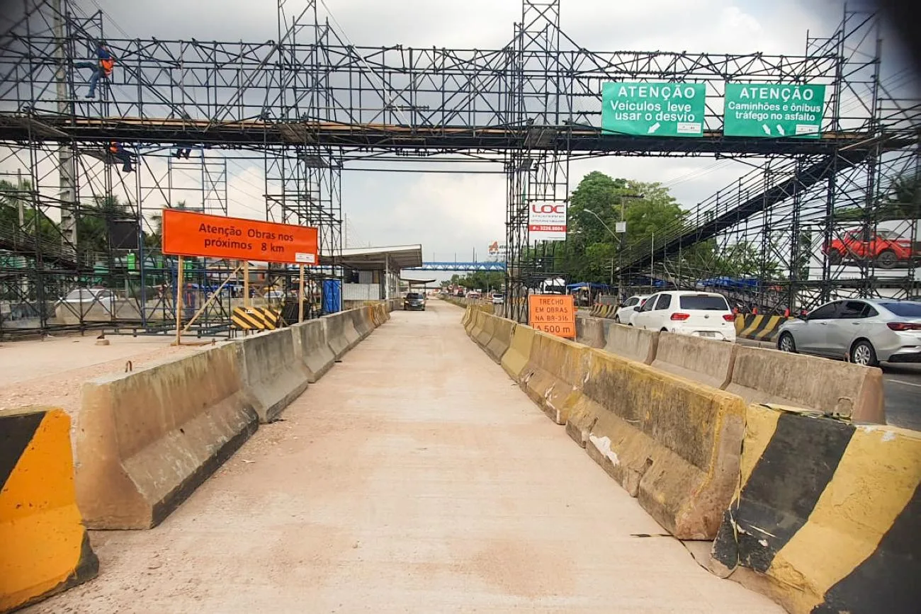 NGTM inicia remoção de passarela no km 06 da BR-316 para nova estrutura