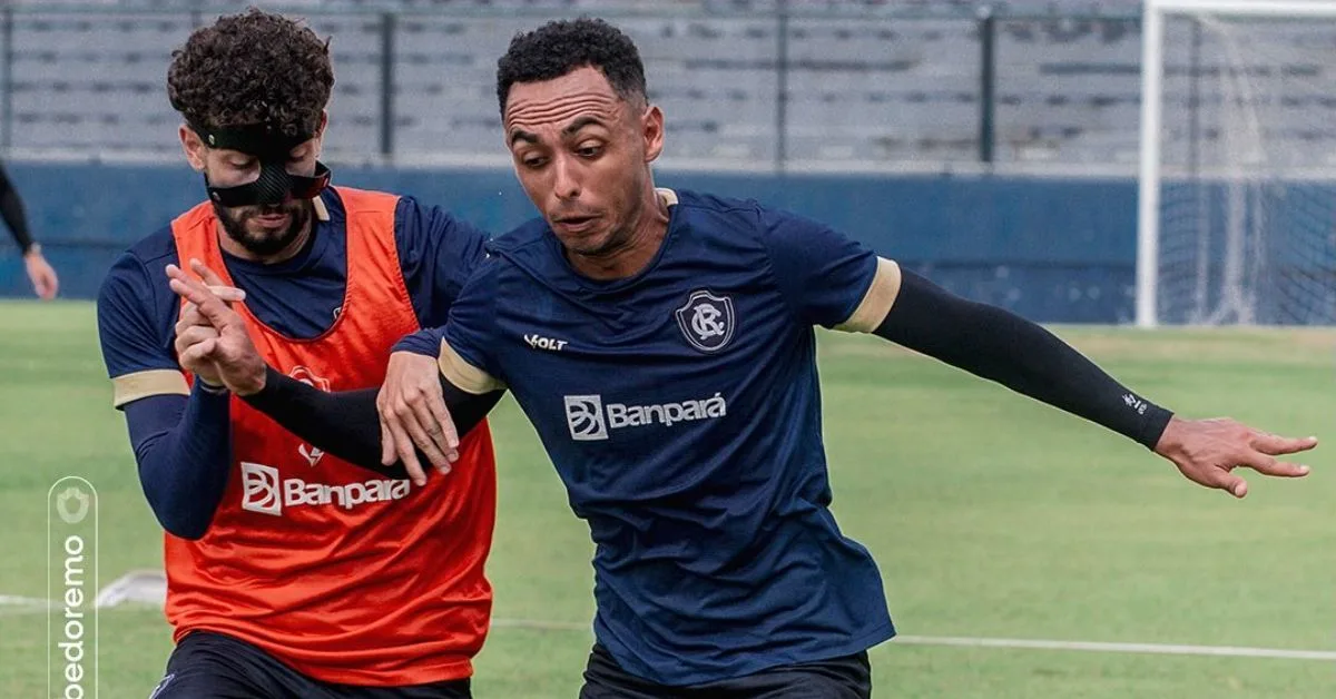  Guty quebrou o nariz em doze pedaços no jogo contra o São Raimundo-RR, pela Copa Verde