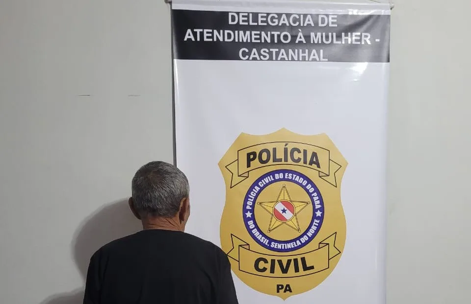 Na segunda-feira (10), a Polícia Civil prendeu, na cidade de Castanhal, região do nordeste paraense, um idoso acusado de ter estuprado o próprio neto