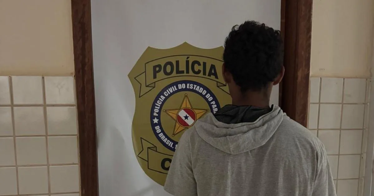 Antônio Damaico Souza Evangelista foi preso e encaminhado à Delegacia de Polícia Civil de Tucumã para os procedimentos de flagrante.