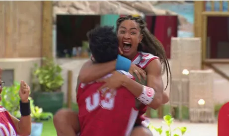 Aline e Vinícius vencem terceira Prova do Anjo do BBB 25 — Foto: Globo