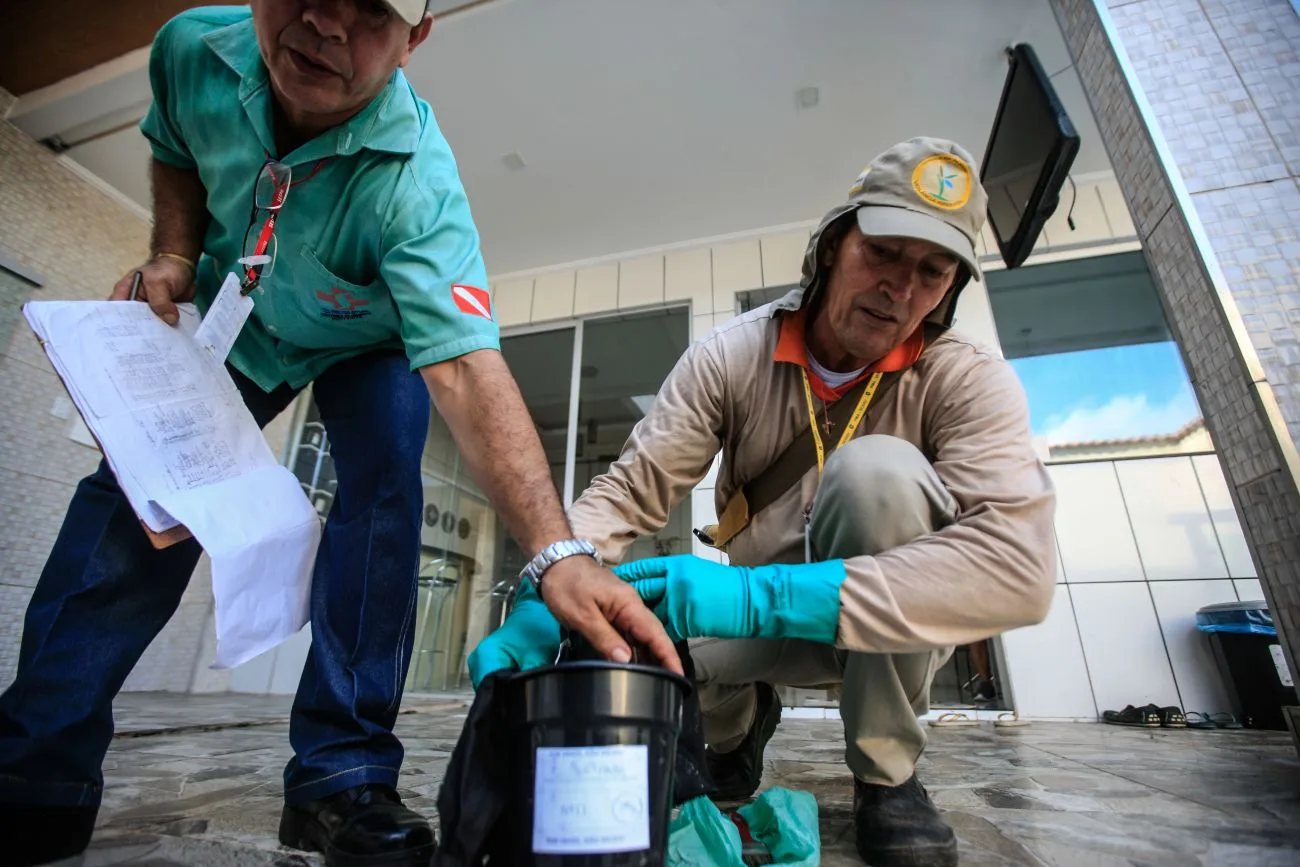 Cuidados que todos podem adotar para evitar a proliferação do mosquito que transmite a dengue. Foto: Jader Paes/Ag. Pará