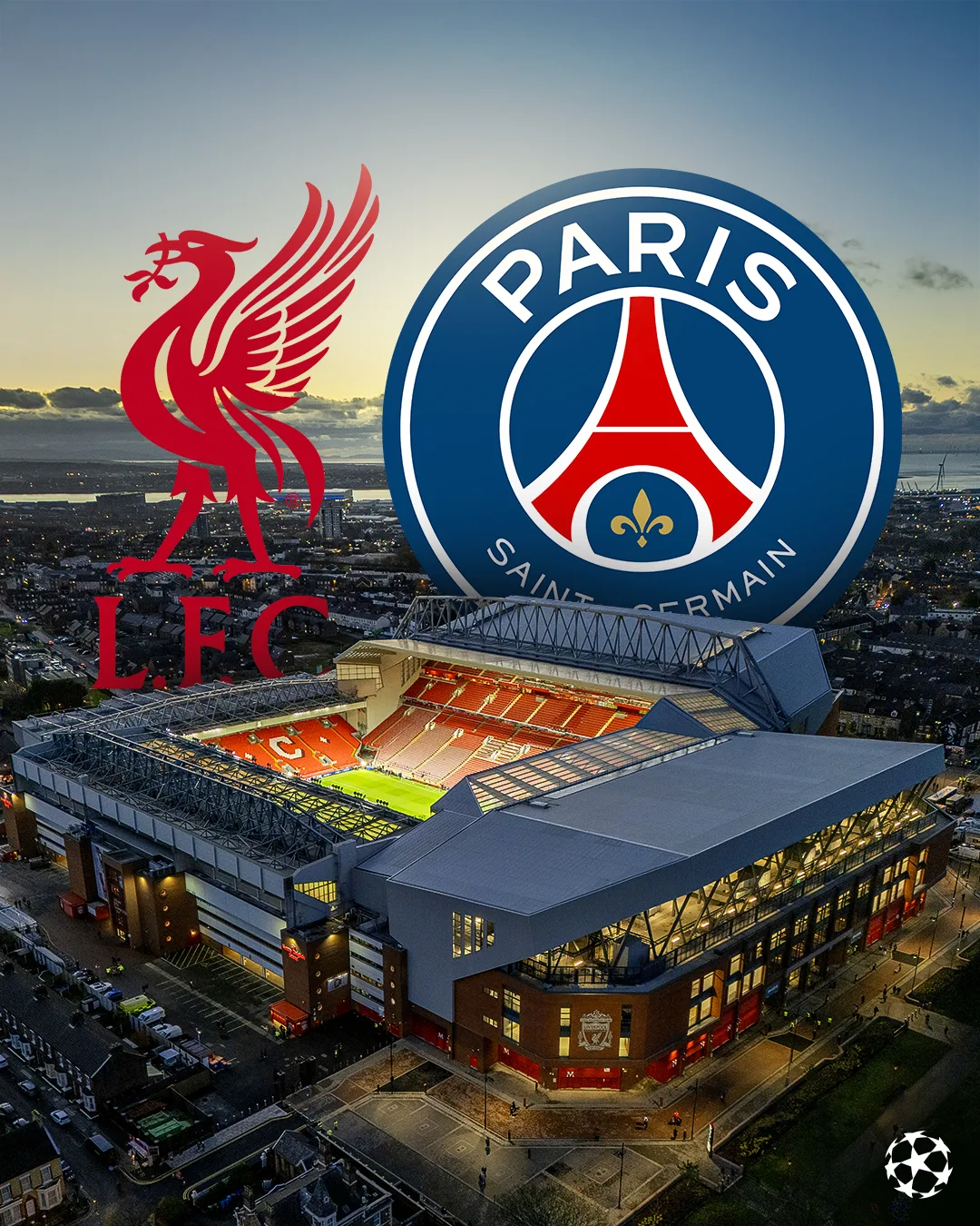 Com a vantagem de ter vencido a partida de ida por 1 a 0 na França, o Liverpool enfrenta novamente o Paris Saint-Germain nesta terça-feira (11),