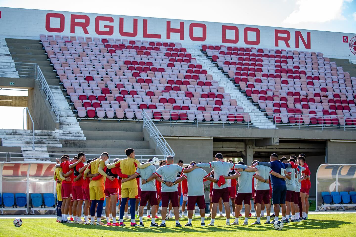 Frasqueirão, em Natal, será o palco da grande decisão do Campeonato Potiguar 2024, quando ABC e América-RN se enfrentam a partir das 16h