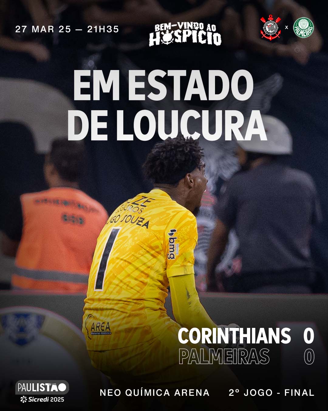 Hugo foi o principal destaque da decisão.