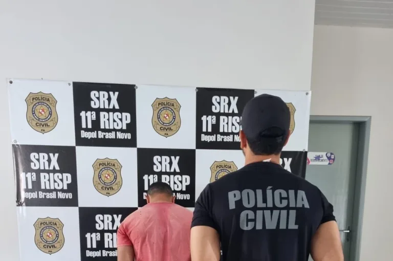 Na manhã desta quarta-feira (19), a Polícia Civil, por meio da Delegacia de Brasil Novo, prendeu um homem em flagrante por ameaça e violência psicológica contra a mulher.