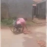No vídeo, ela explica sua atitude, afirmando que assim consegue evitar "um acidente mais grave" para ela mesma.