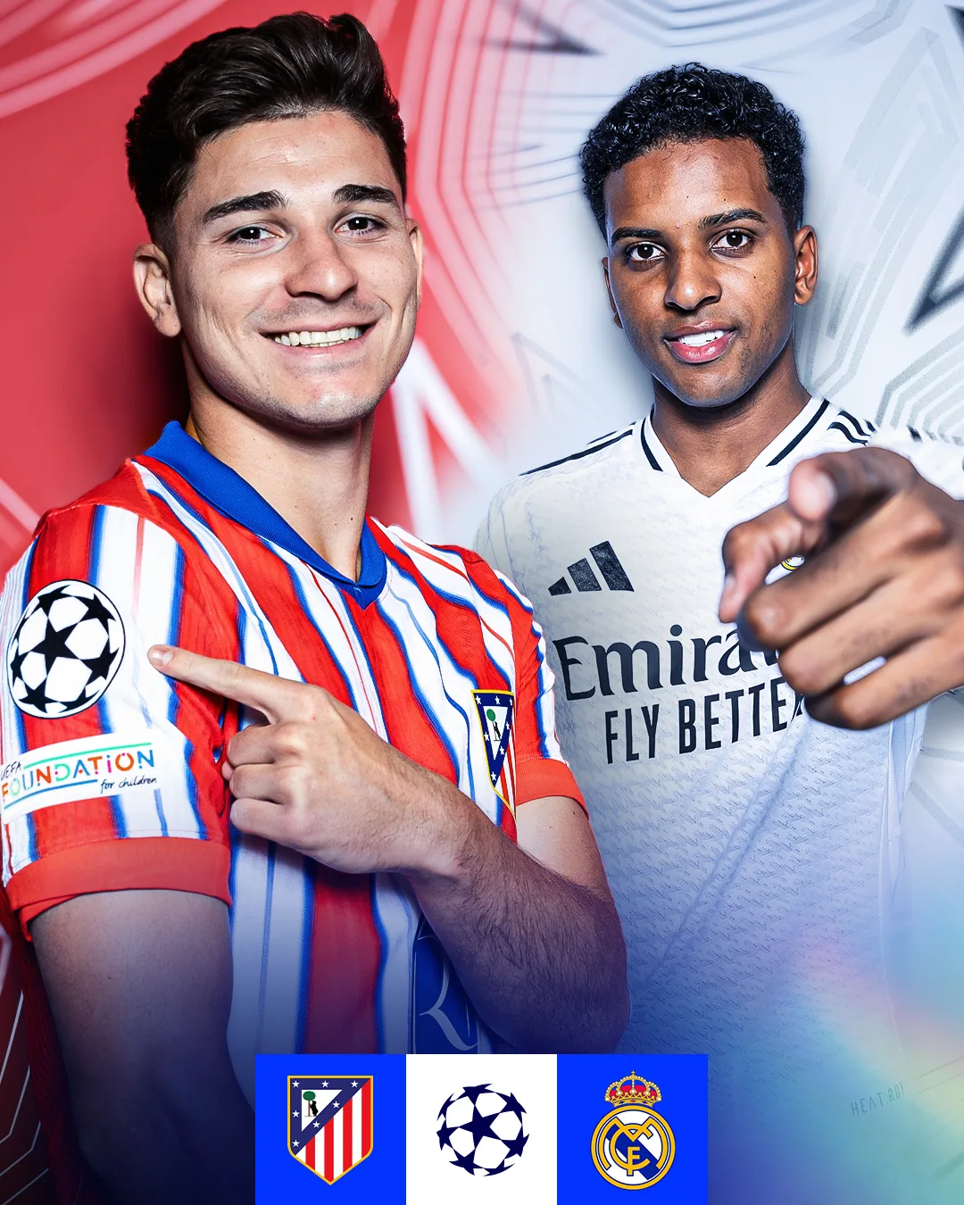 O duelo entre Atlético de Madrid e Real Madrid será transmitido ao vivo pelo streaming Max, nesta quarta-feira (12),