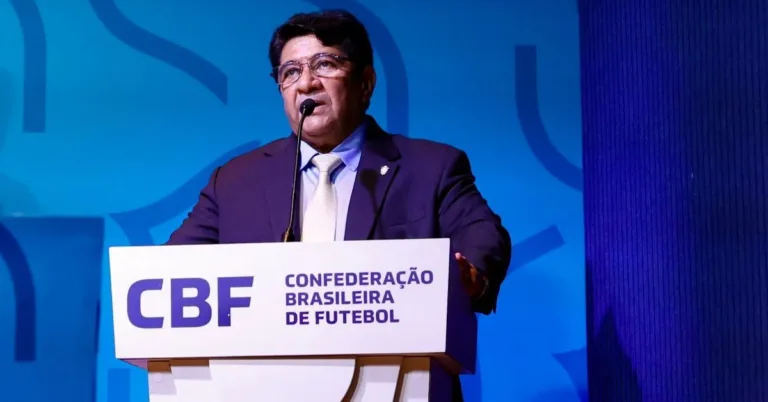 Presidente Ednaldo Rodrigues: reeleito na CBF Staff Images / CBF