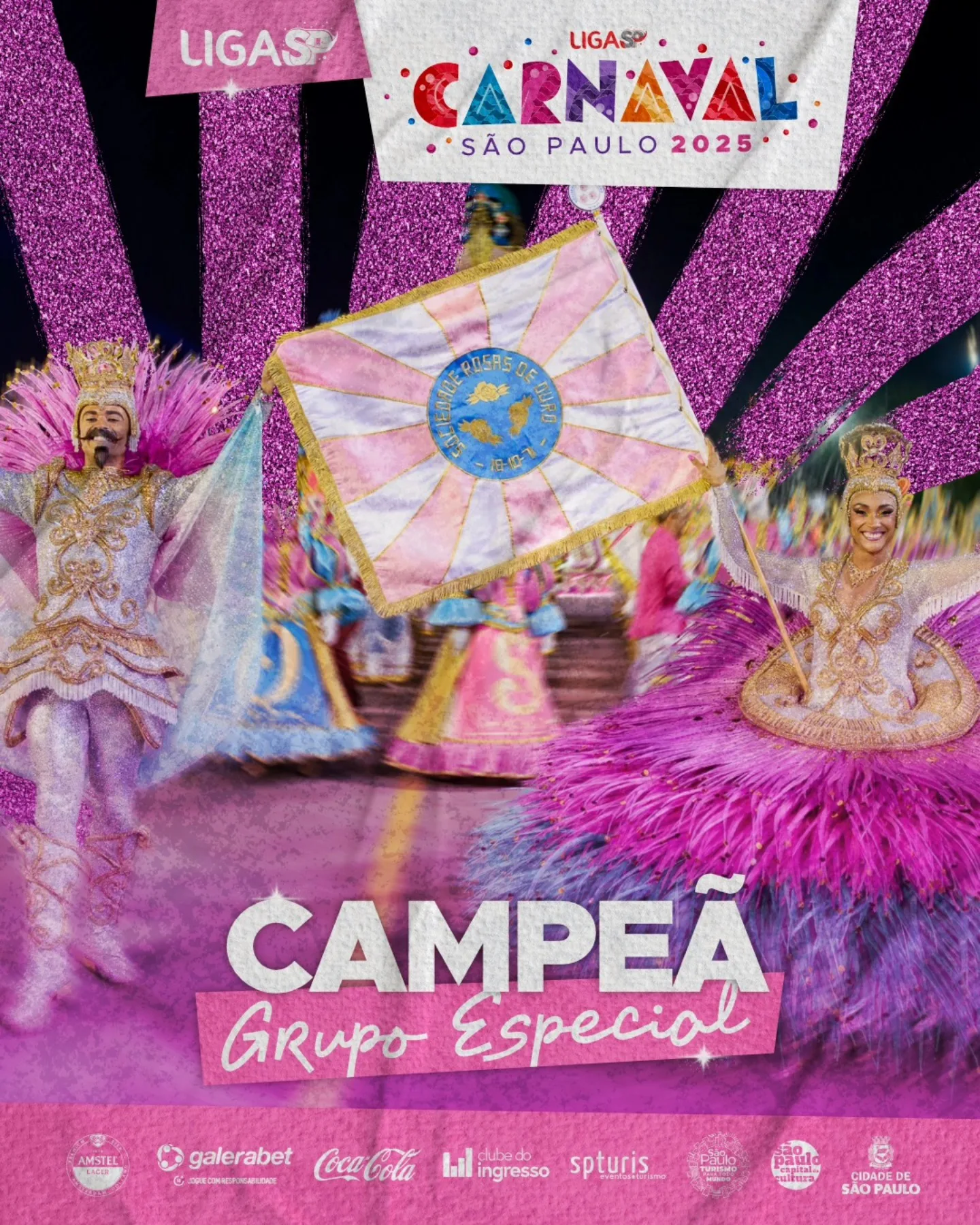 Acompanhe a trajet&oacute;ria da Rosas de Ouro, campe&atilde; do Carnaval de S&atilde;o Paulo, ap&oacute;s 15 anos celebrando um novo t&iacute;tulo.