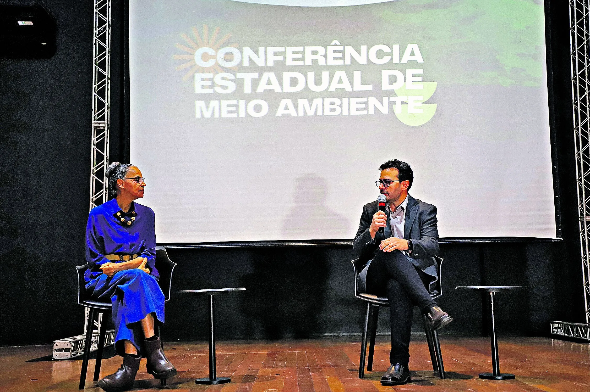 A ministra Marina Silva participou da Conferência Estadual do Meio Ambiente, na UFPA
 
Foto Celso Rodrigues/ Diário do Pará.