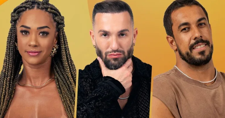 Aline, Diego Hypolito e Maike estão no décimo Paredão do BBB 25 (Globo), e a votação popular decidirá quem deixa o programa