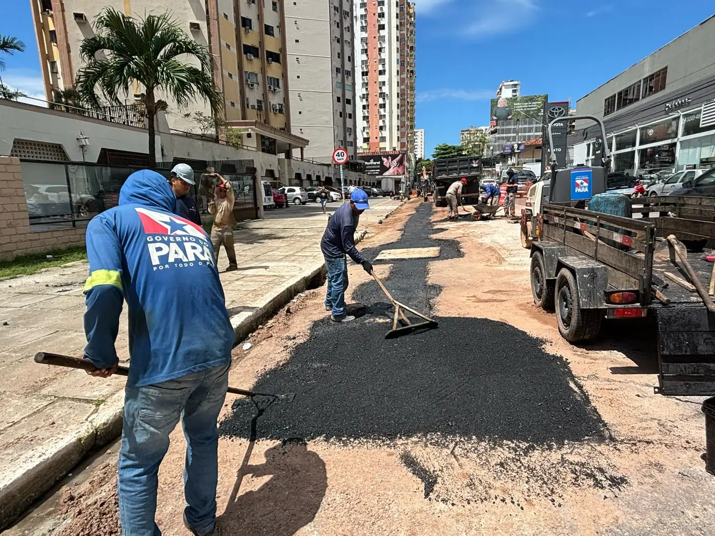 Obra de saneamento destinada à coleta adequada de esgoto sanitário dos imóveis localizados no entorno do Canal da Doca avança com novas frentes de serviço