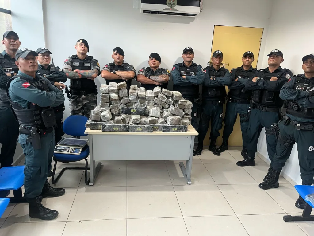 Batalhão de Rotam atua no combate ao tráfico: 106 quilos de maconha apreendidos em Belém