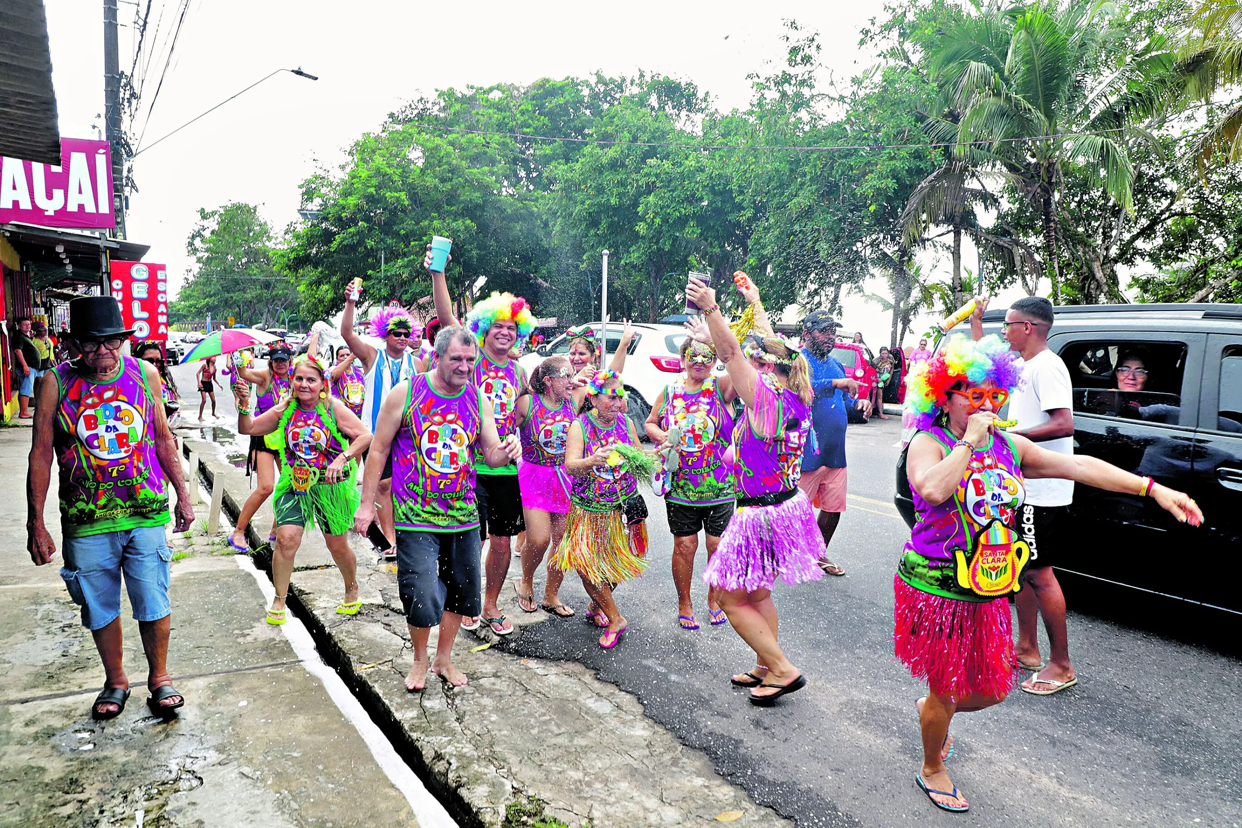 Belém, Pará, Brasil. Cidade. MOVIMENTO CARNAVAL MOSQUEIRO 2025 – ID 920794 - PRAIA DO CHAPEU VIRADO Foto: Ricardo Amanajás / Diário do Pará.