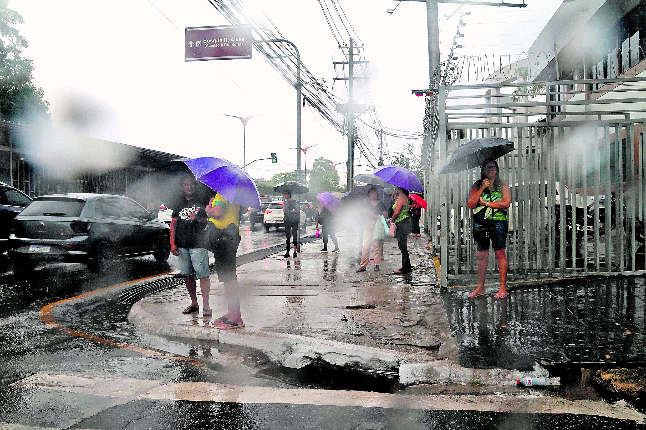A Prefeitura de Belém alerta a população para a previsão de chuvas fortes para os próximos dias de maio Foto: Ricardo Amanajás