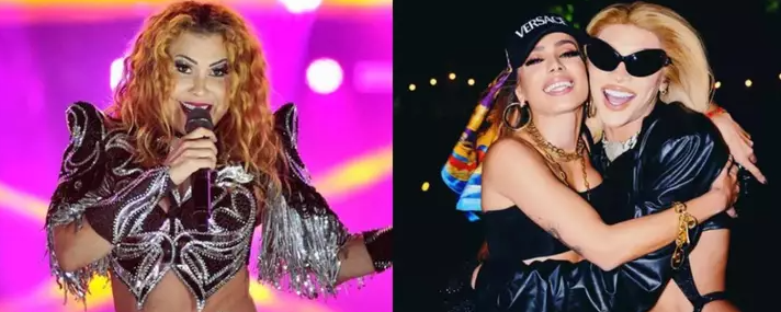 foi questionada sobre a possibilidade de fazer uma colaboração musical com Anitta e Pabllo Vittar, mas deixou os fãs frustrados ao negar a ideia.
