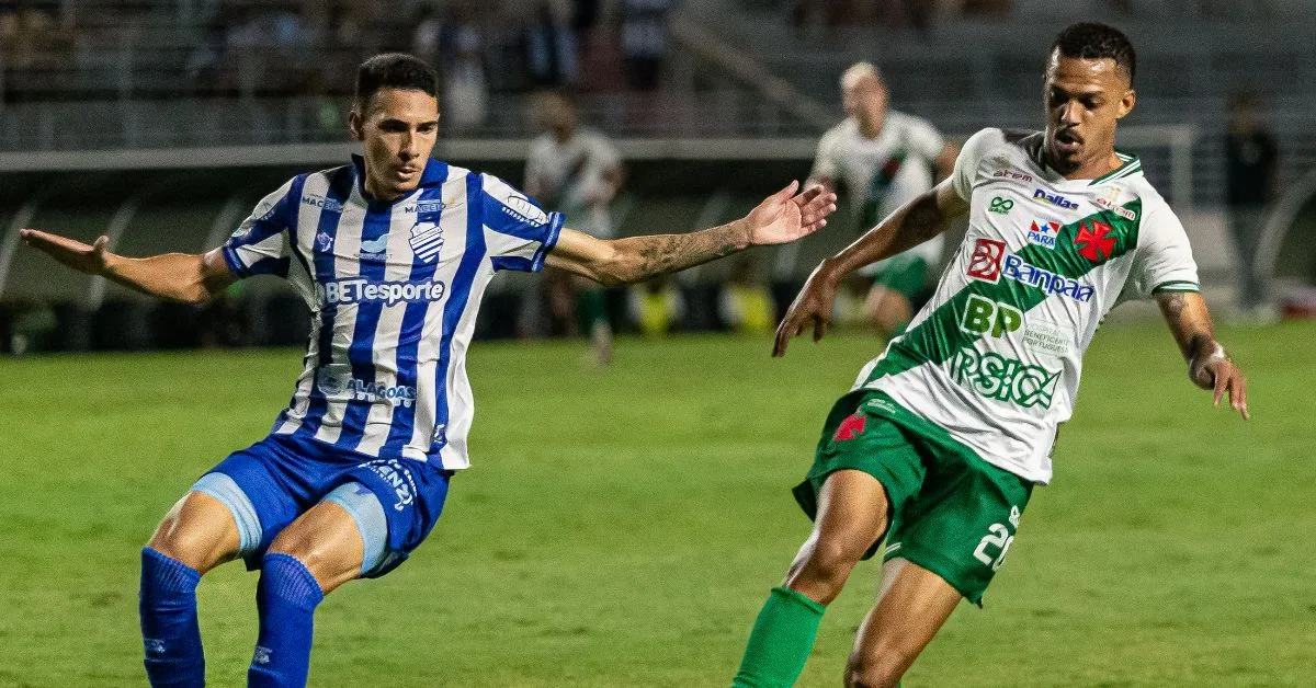 Time cruzmaltino não foi páreo para o CSA e caiu feio na Copa do Brasil - Foto: William Pereira/Tuna