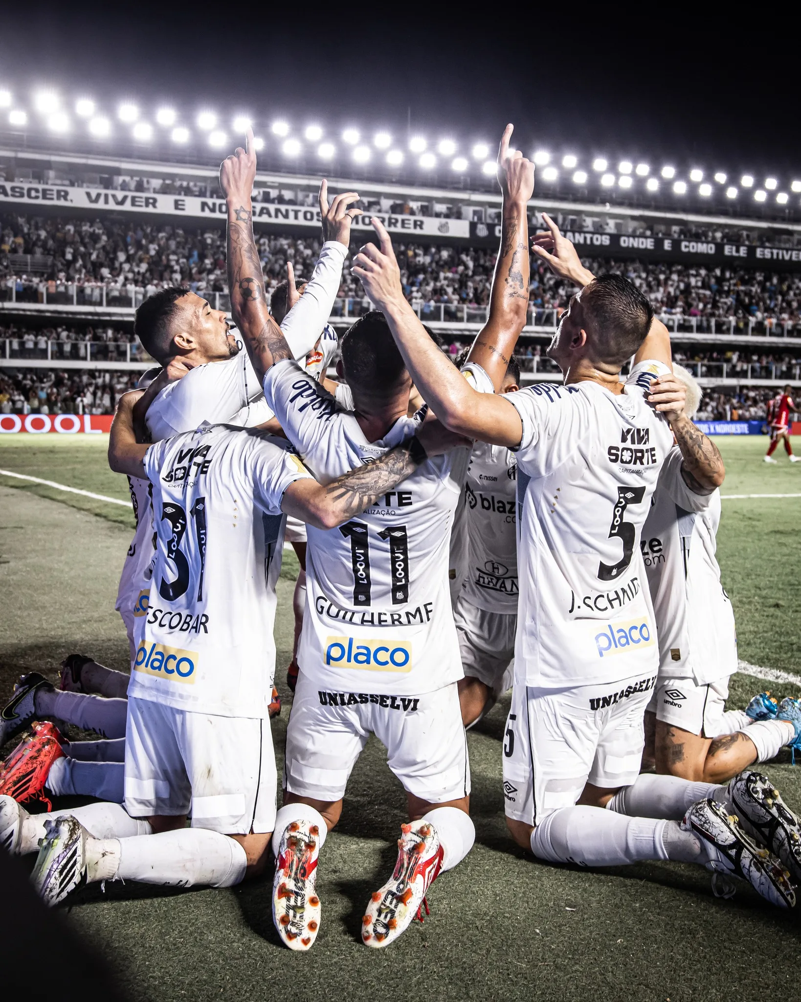 Acompanhe Santos x RB Bragantino nas quartas do Campeonato Paulista. Partida decisiva no Estádio Vila Belmiro, não perca! Foto: Raul Baretta / Santos FC
