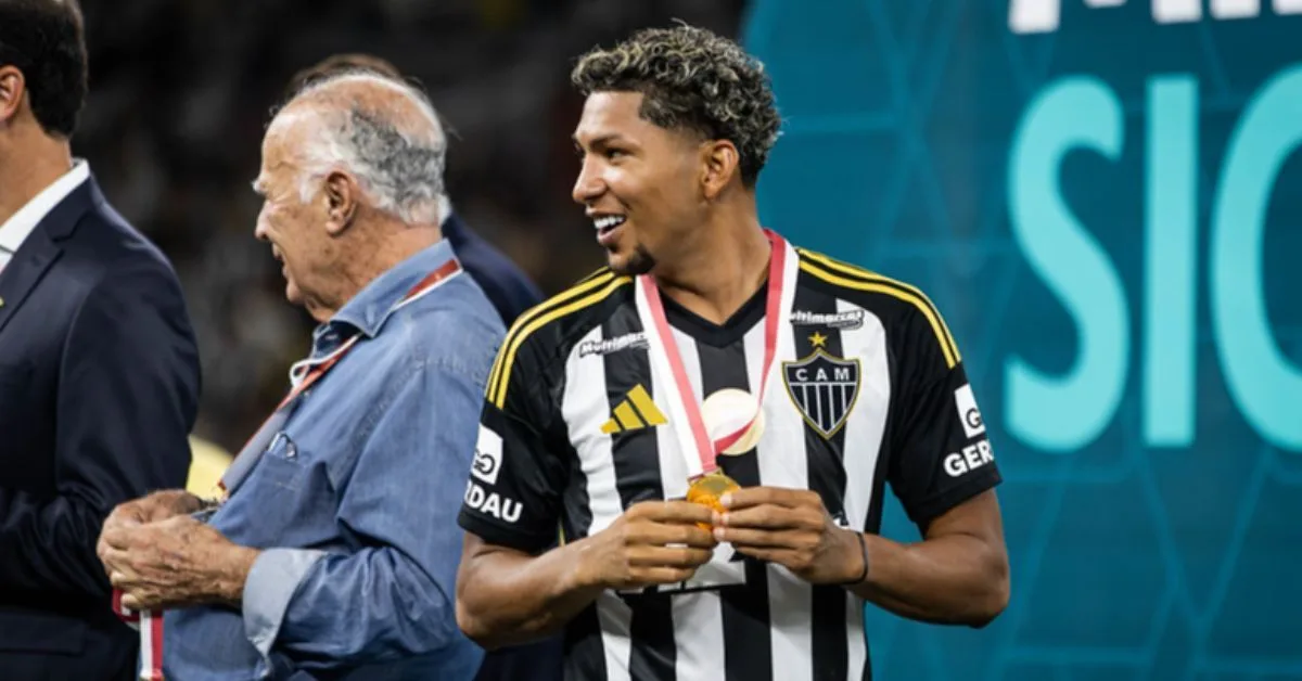 Rony destacou as ambições do Atlético-MG para o Campeonato Brasileiro, que começa no próximo dia 29, com a estreia contra o Grêmio. Foto: Pedro Souza / Atlético