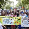 Na manhã de domingo (23), familiares, pesquisadores e ativistas de pessoas com síndrome de Down participaram da 11ª Caminhada Down