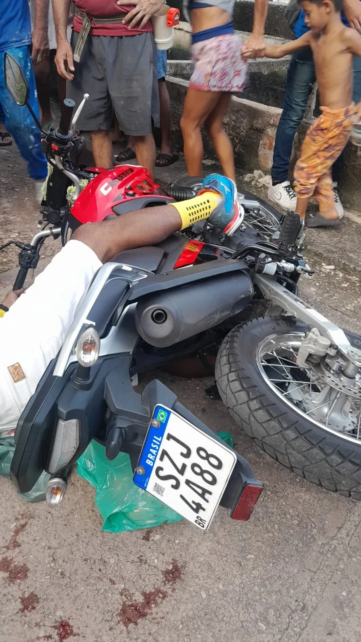 As imagens mostram o que parecia ser uma corrida normal do mototaxista Anderson de Campos Sobrinho, que transportava um passageiro desconhecido com destino ao bairro da Condor, em Belém.