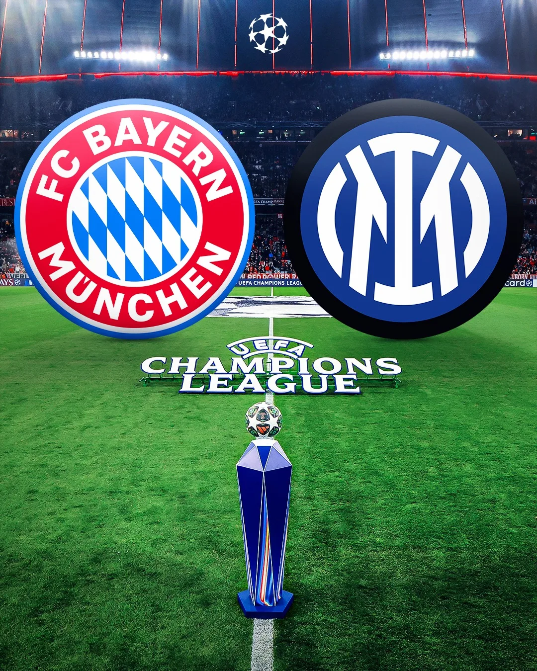 Bayern de Munique e Internazionale se enfrentam nesta terça-feira (8/4) pelo jogo de ida das quartas de final da Champions League.