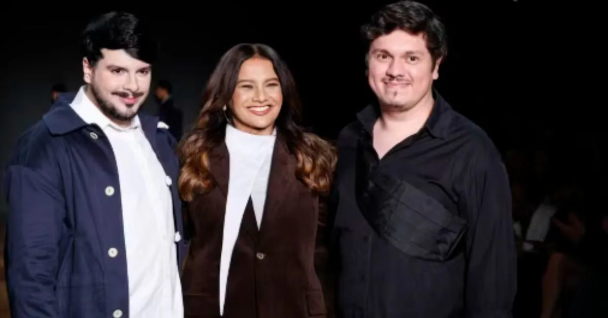 Marco Normando, Dira Paes e Emídio Contente — Foto: Agência Fotosite
