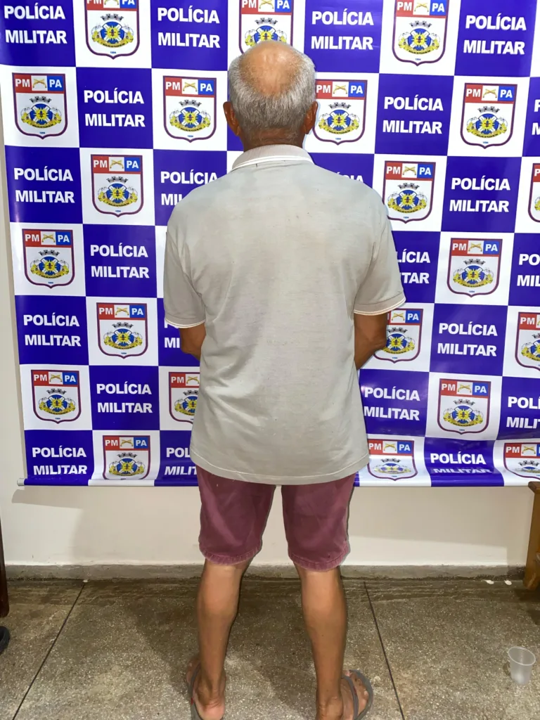 Suspeito foi preso após o crime.