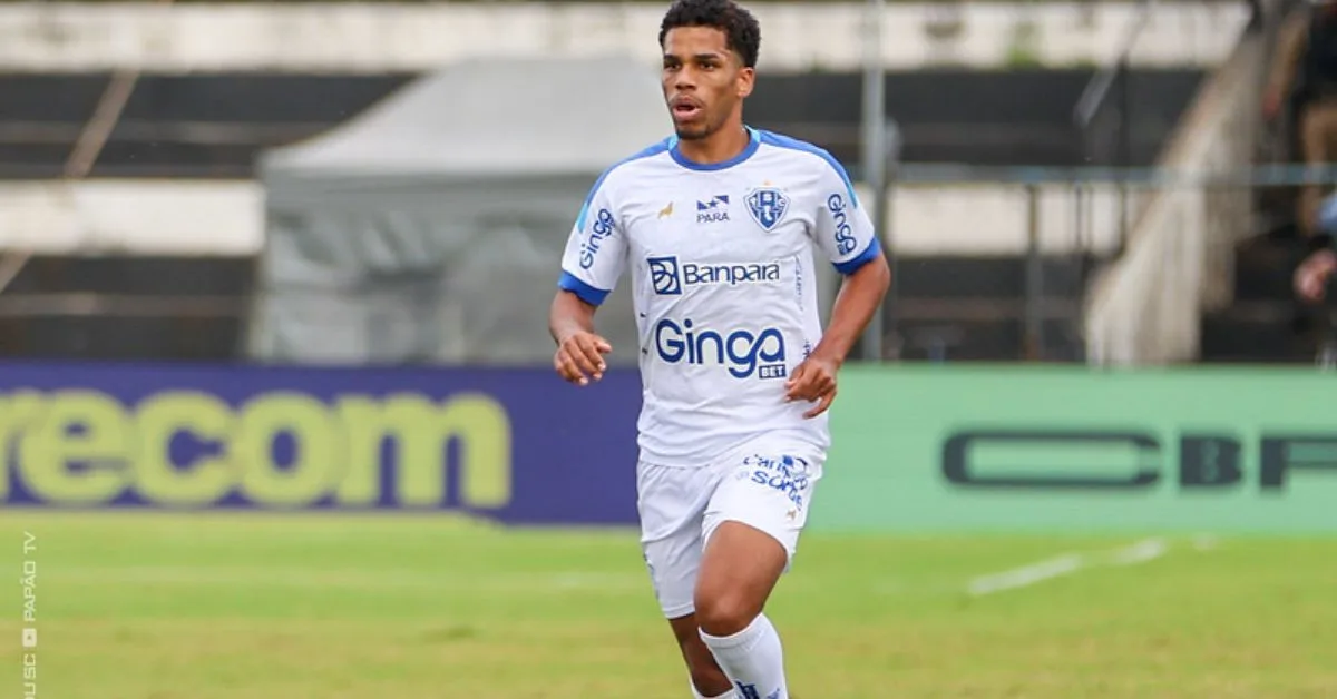 Novo reforço do Paysandu, o atacante Eliel, de 22 anos, fez sua estreia como titular na tarde deste sábado