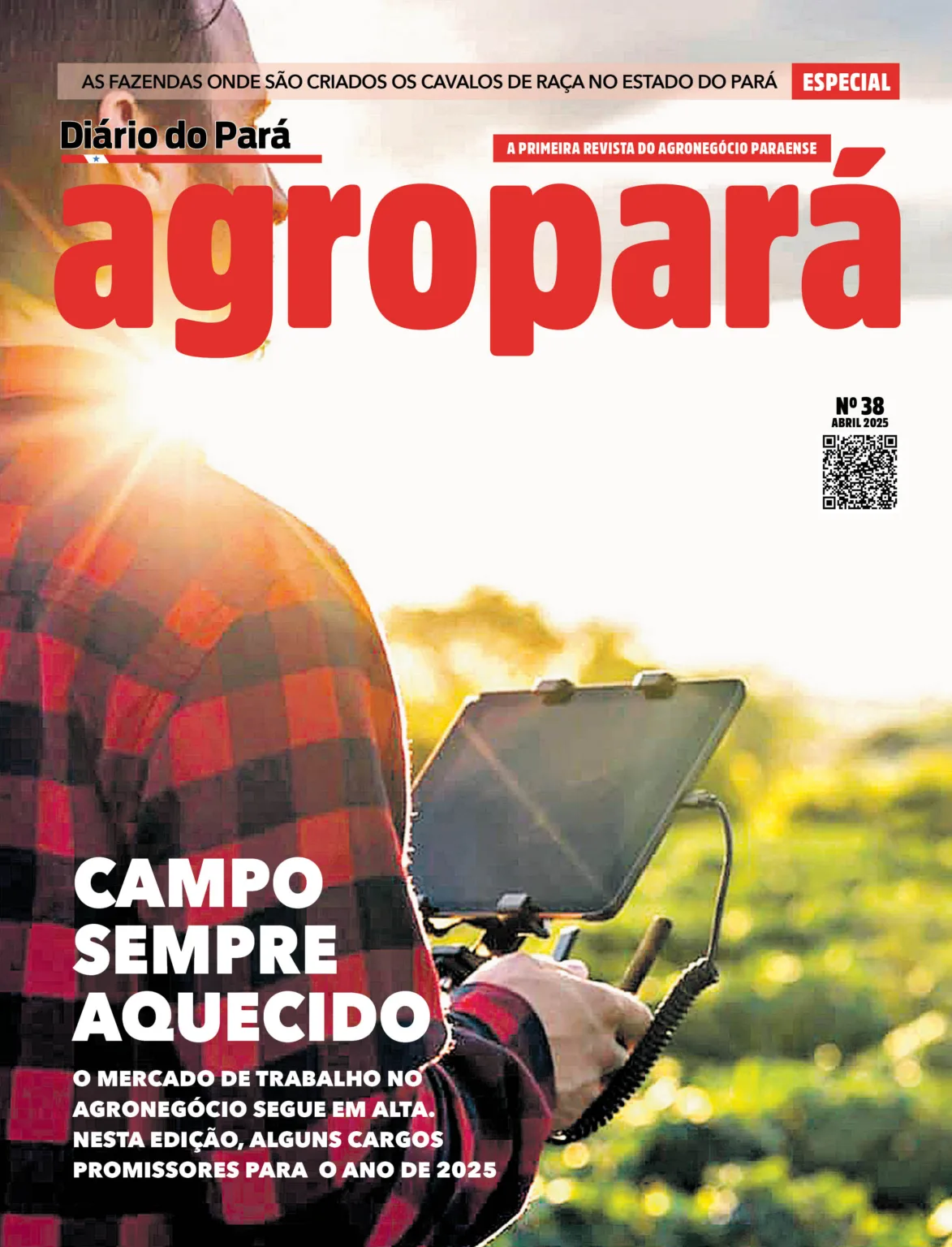 A edição digital de número 38 da revista Agropará, a primeira revista do agronegócio paraense, já está no ar no site do DIÁRIO DO PARÁ