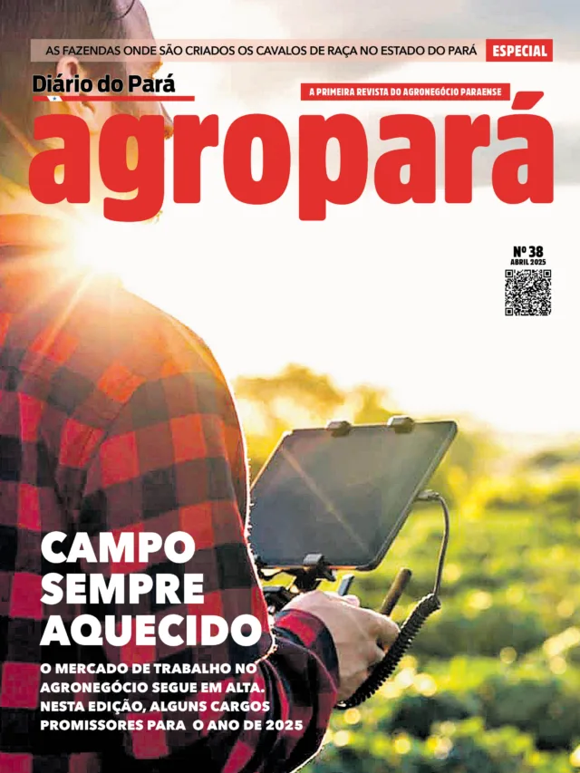A edição digital de número 38 da revista Agropará, a primeira revista do agronegócio paraense, já está no ar no site do DIÁRIO DO PARÁ