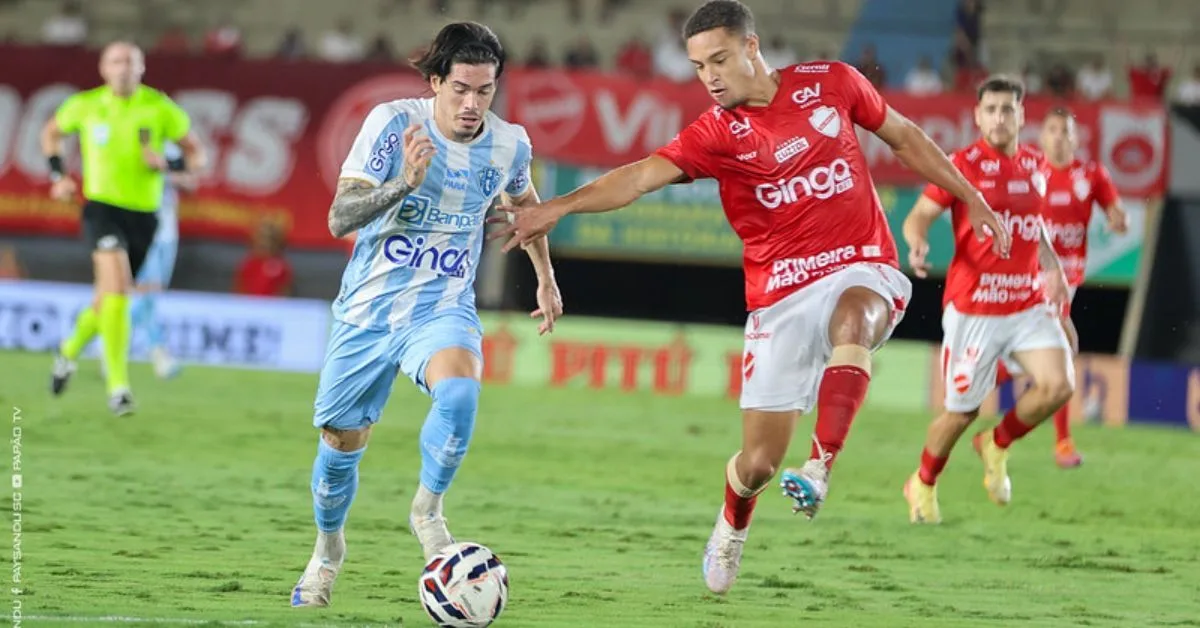 Sem a dupla de atacantes Nicolas e Rossi, o Paysandu se mostrou inofensivo contra o modesto Vila Nova e expôs a fragilidade do elenco.