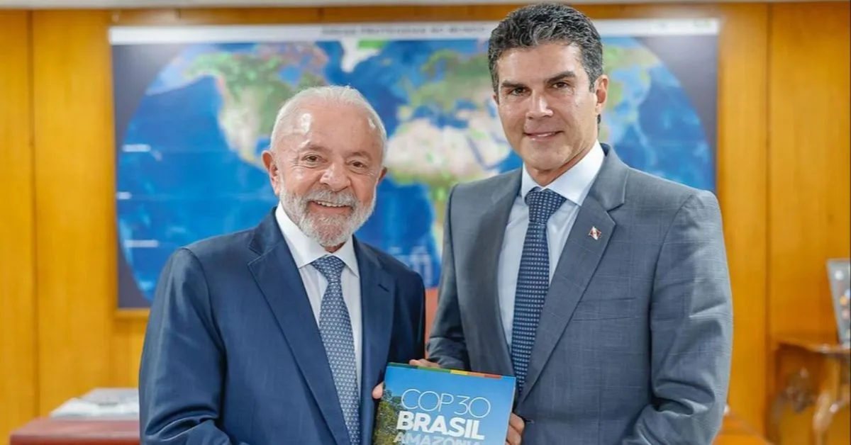 A modernização da Nova Doca, com 74% das obras concluídas, é uma das ações detalhadas em publicação que foi entregue pelo governador Helder ao presidente Lula FOTO: Vinicius Pinto/Agência Pará
