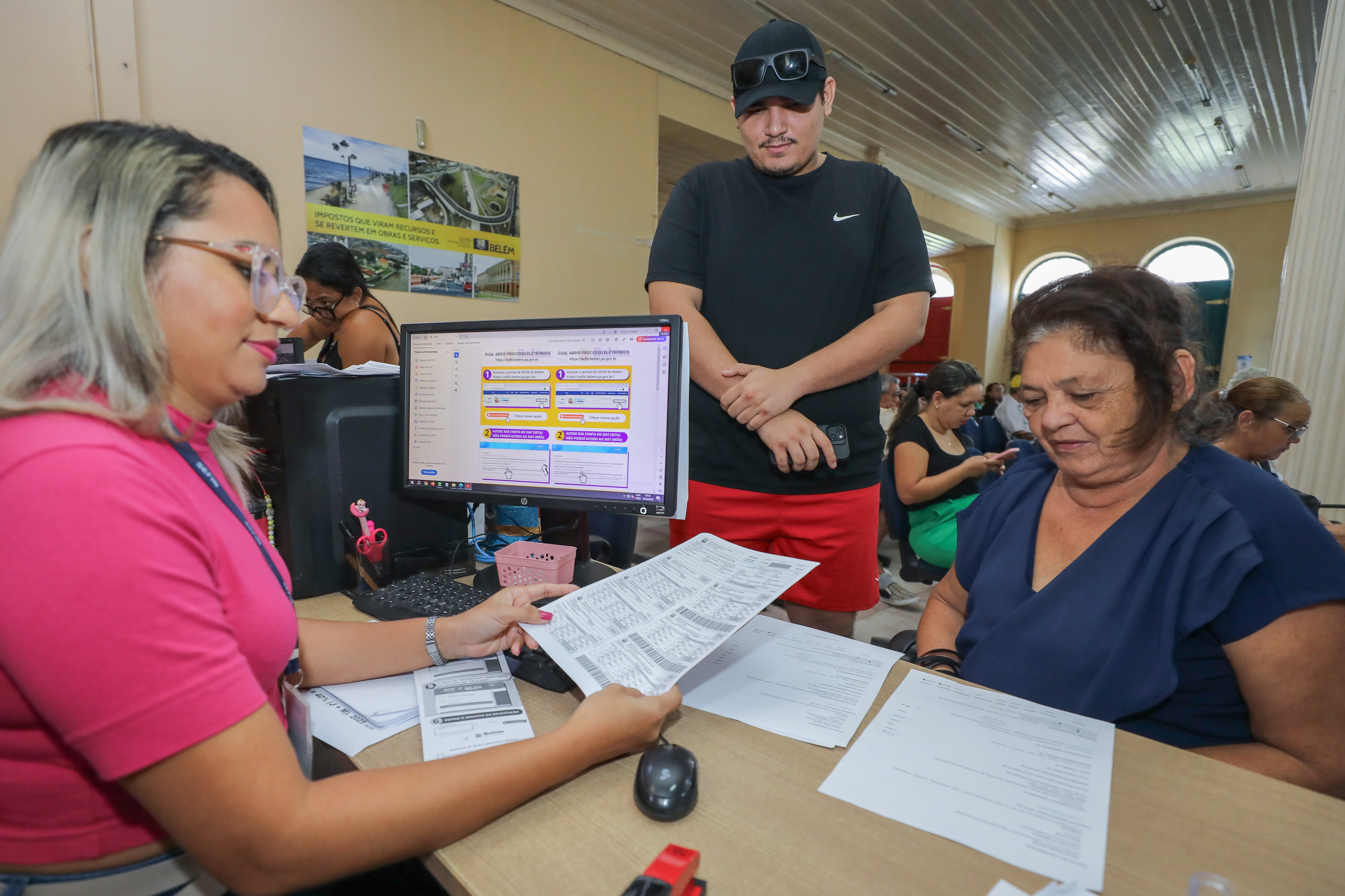 O programa Dívida Zero oferece vantagens às pessoas físicas e jurídicas com pendências dos impostos IPTU e ISS. Foto: Jader Paes / AgÊncia Belém