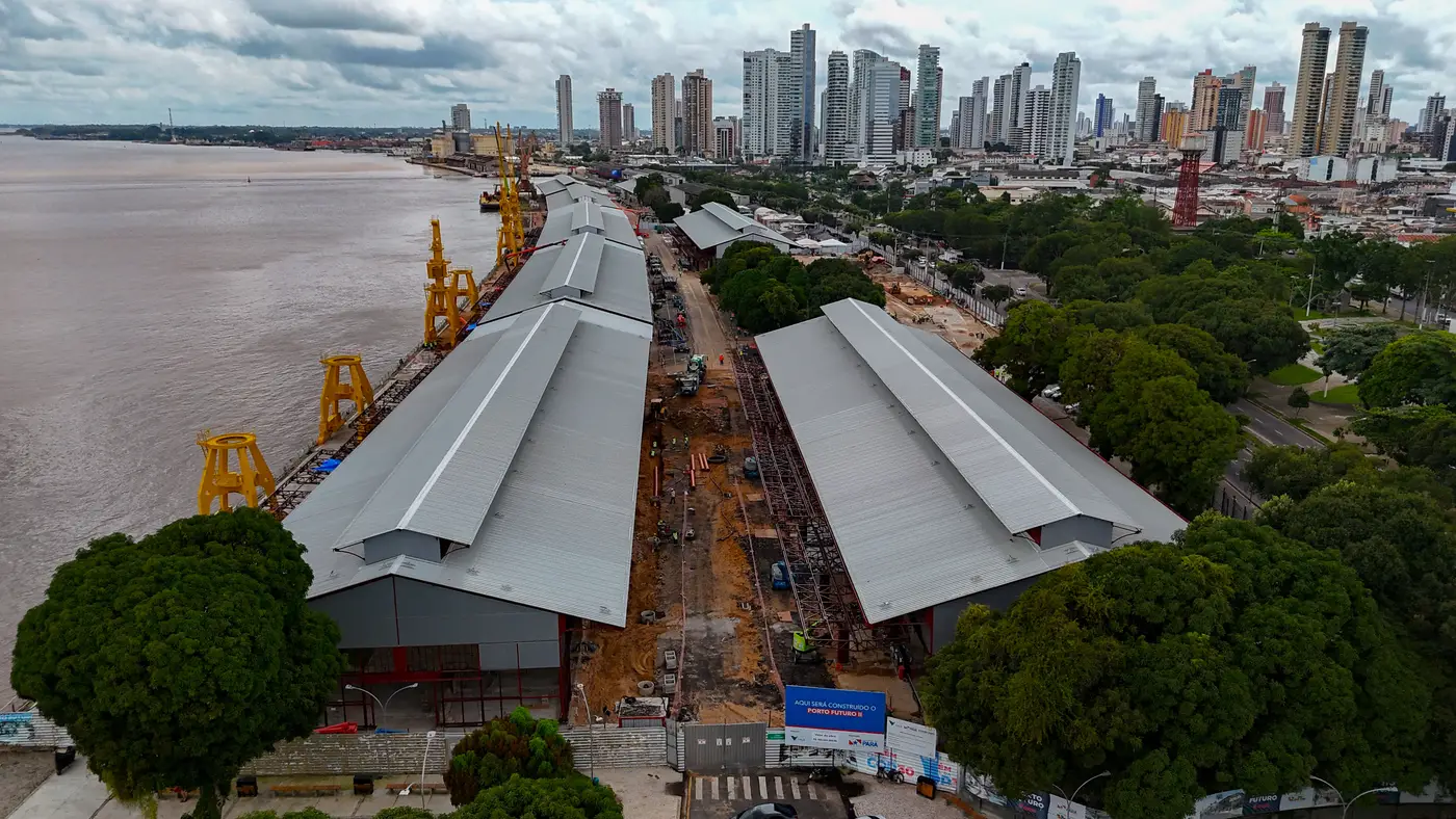 Nesta segunda-feira (14), o governador do Estado, Helder Barbalho, visitou o canteiro de obras e ressaltou a relevância do projeto