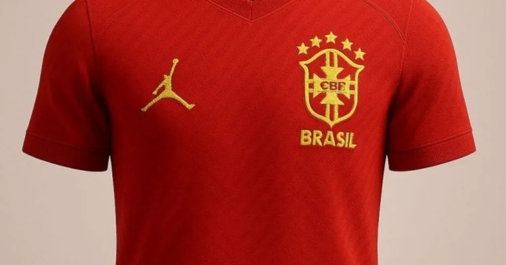 A possibilidade de a Seleção Brasileira utilizar uma camisa vermelha na Copa do Mundo de 2026 movimentou as redes sociais