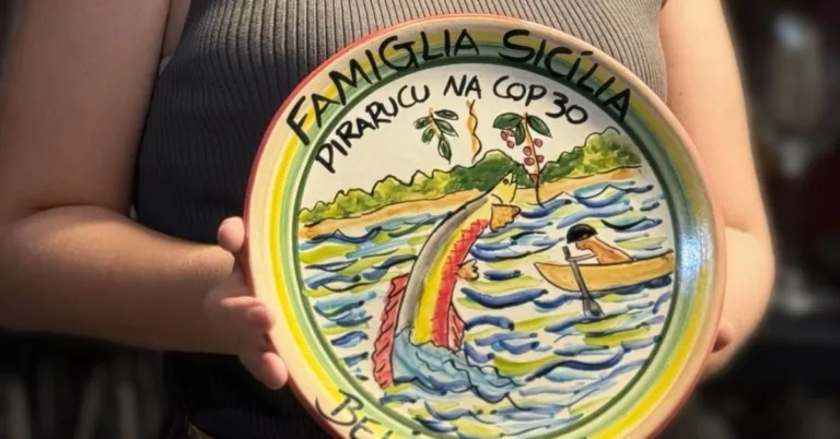 O concorrido restaurante Famiglia Sicilia lançou, ontem, o novo Prato da Boa Lembrança: “Pirarucu na COP30”.