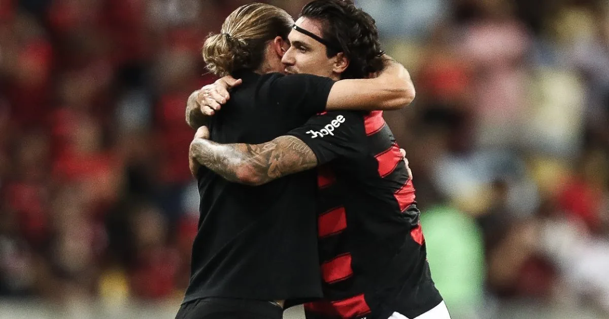 Pedro voltou e fez dois gols. Foto: Flamengo