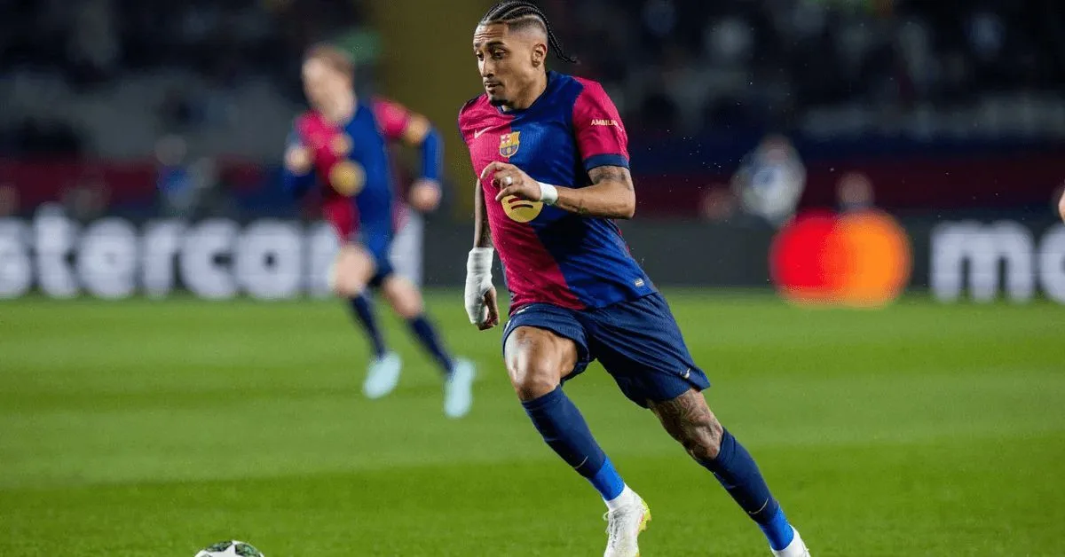 Raphinha foi o destaque do jogo. Foto: Divulgação